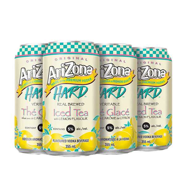 Arizona Hard Iced Tea Lemon 6 Cans – BSW Liquor