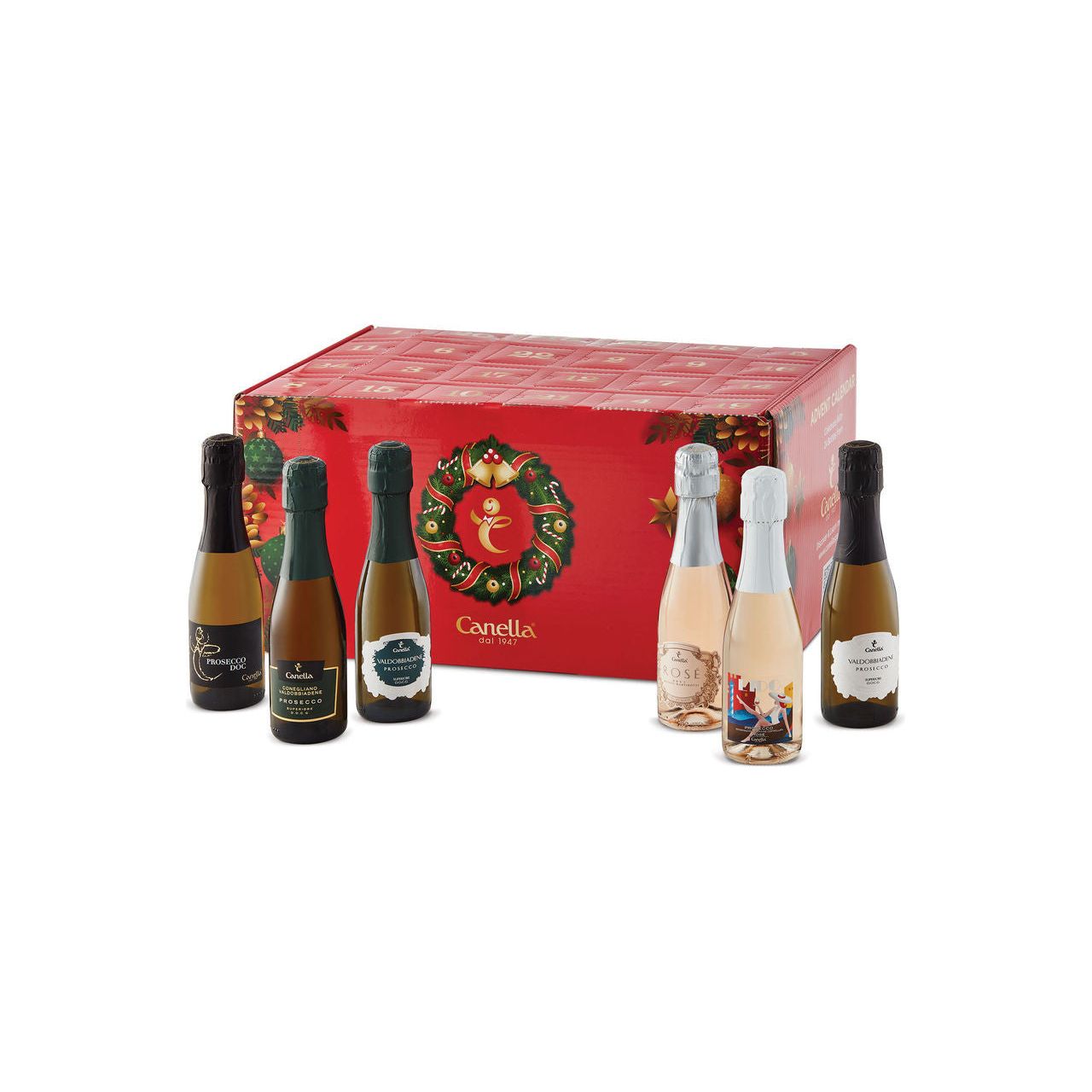 Canella Prosecco Advent Calendar 24x200ml BSW Liquor