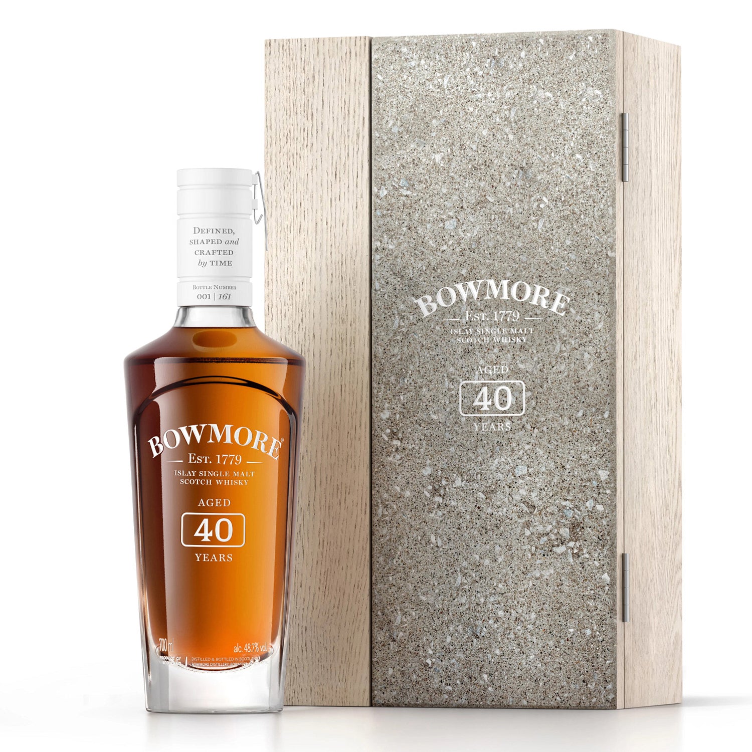 取り扱い店舗 Impressive Cask Bowmore 40years 1968 空瓶 | www