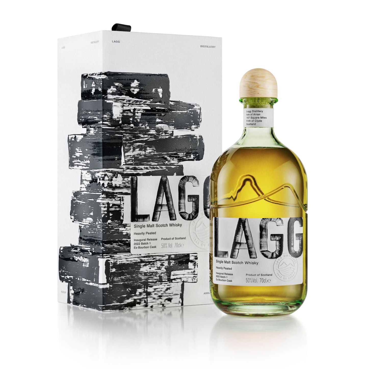 Lagg Batch 01 Ex-Bourbon Cask 50% 700ml