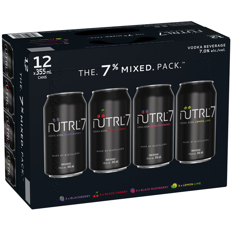 Nutrl 7% Variety Pack 12 cans