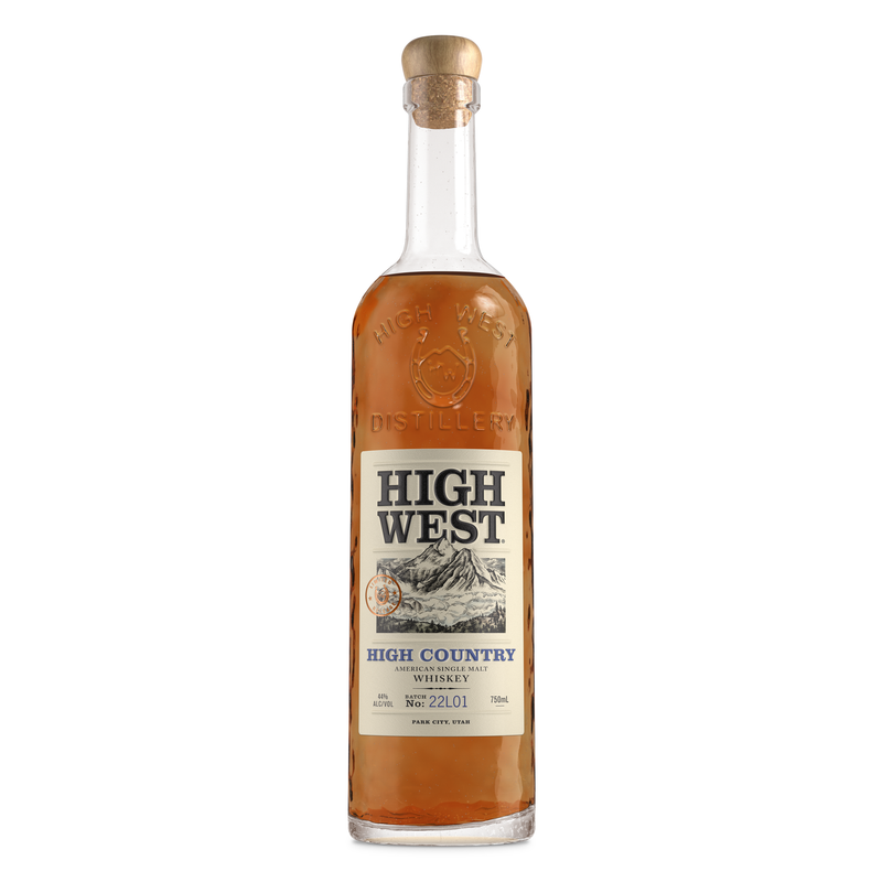 High West High Country American Single Malt Whiskey 44% ABV 750ml