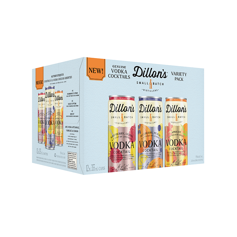 Dillon's Vodka Cocktails Variety Pack 12 cans