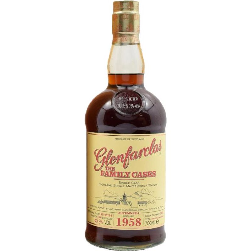 Glenfarclas 1958 56 Year Old A14 Cask 2065 Sherry Hogshead 40.2% ABV 700ml