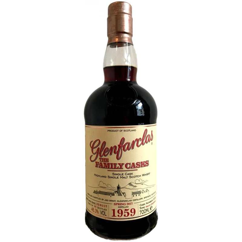 Glenfarclas 1959 57 Year Old SP17 Cask 3225 Sherry Hogshead 46.3% ABV 700ml