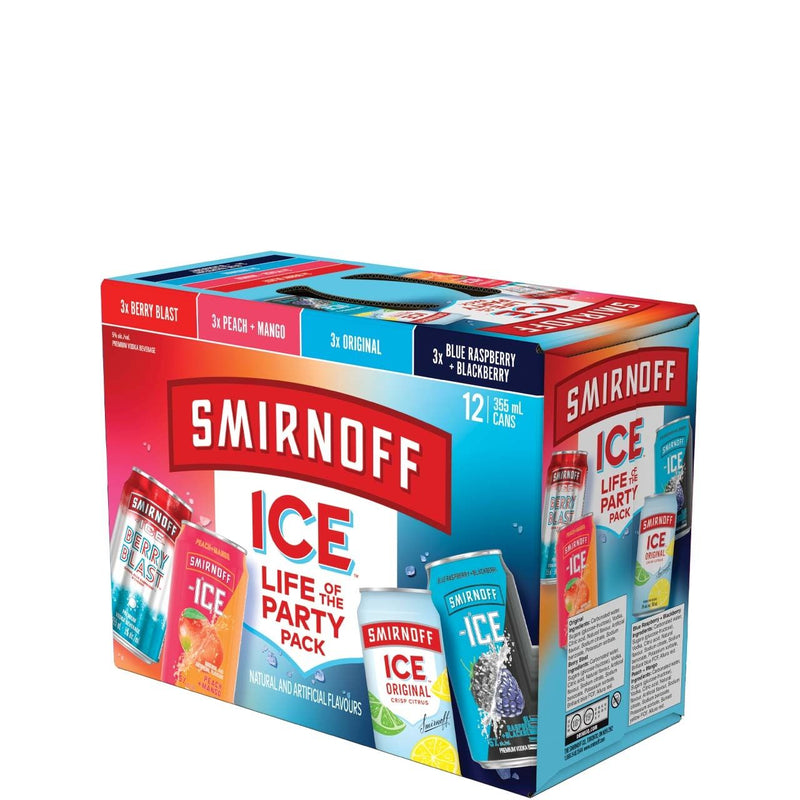 Smirnoff Ice Life of the Party Pack 12 Cans