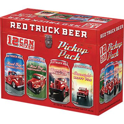 Red Truck Pick Up Pack 12 Can