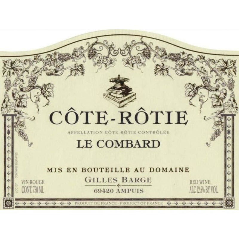 Gilles Barge Cote-Brune Cote-Rotie 2008 750ml