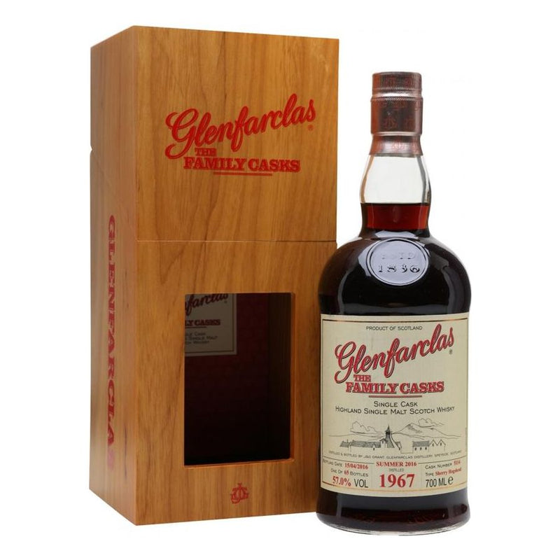 Glenfarclas 1967 48 Year Old S16 Cask 5114 Sherry Hogshead 57% ABV 700ml