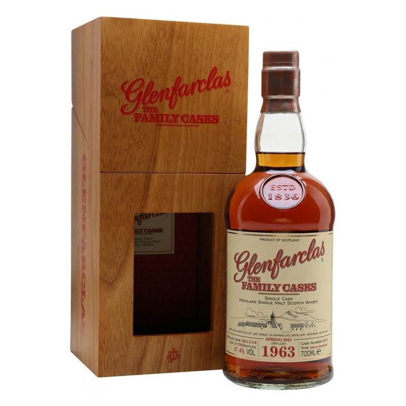 Glenfarclas 1963 51 Year Old SP15 Cask 3541 Sherry Hogshead 47.4% ABV 700ml