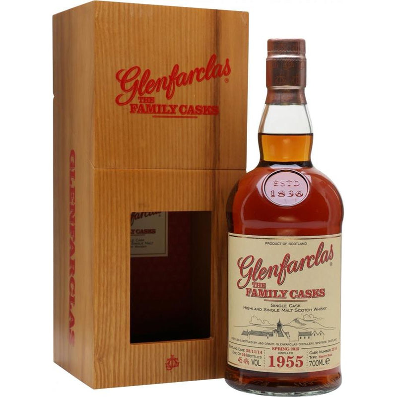 Glenfarclas 1955 58 Year Old SP15 Cask 2216 Sherry Butt 45.4% ABV 700ml