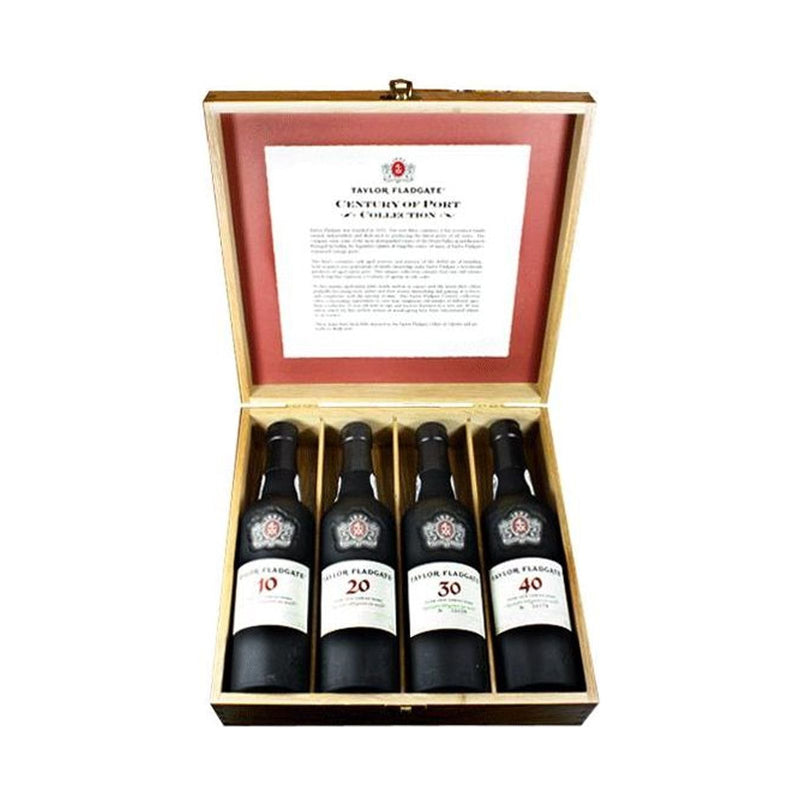 Taylor Fladgate Century of Port - (10, 20, 30, 40 Year Old) Gift Pack 4x375ml