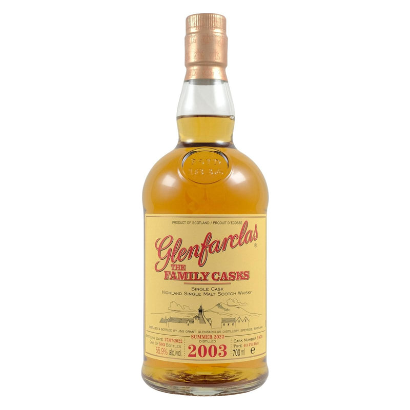 Glenfarclas 2003 18 Year Old S22 Cask 1970 4th Fill Butt 55.9% ABV 700ml