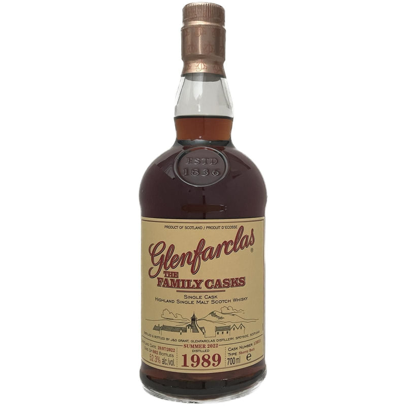 Glenfarclas 1989 32 Year Old S22 Cask 13031 Sherry Butt 52.3% ABV 700ml