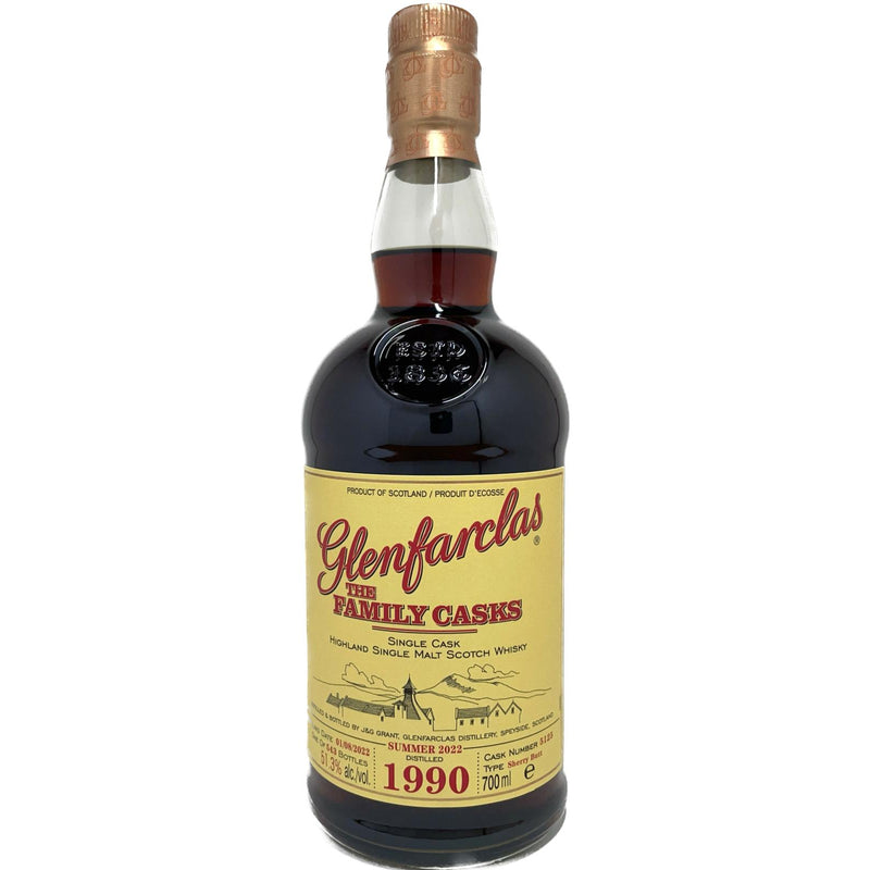 Glenfarclas 1990 32 Year Old S22 Cask 5125 Sherry Butt 51.3% ABV 700ml