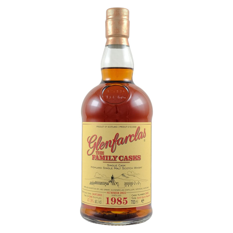 Glenfarclas 1985 36 Year Old S22 Cask 2602 Refill Sherry Hogshead 41.9% ABV 700ml