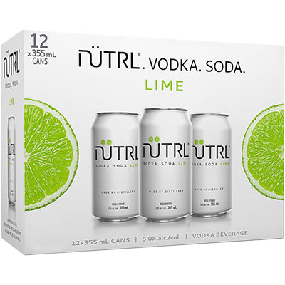 Nutrl Vodka Soda Lime 12pk Cans