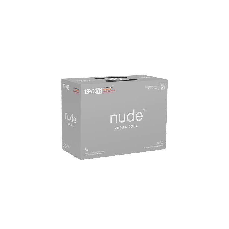 Nude Vodka Soda Variety Pack V2 12 Cans