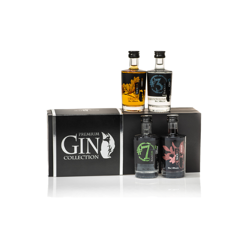 Black Fox Premium Gin Collection 4 x 50ml