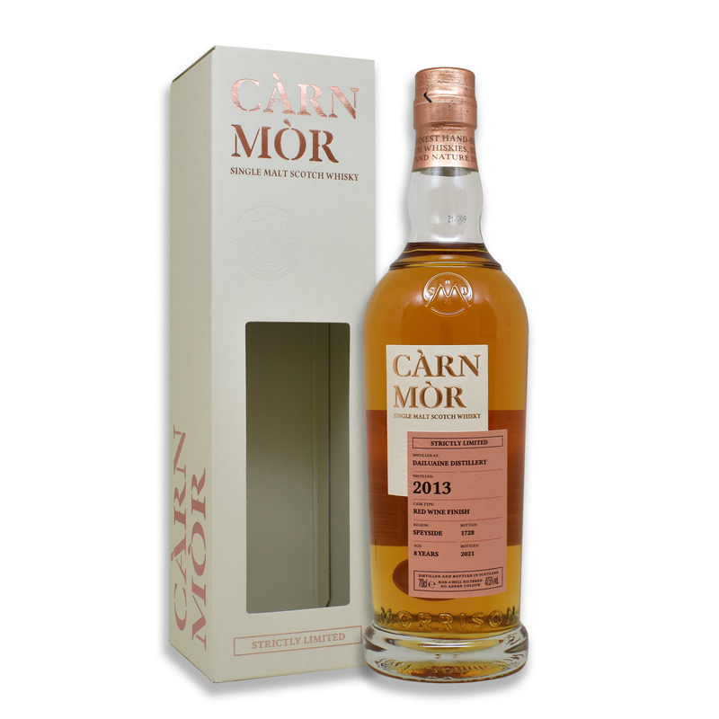 Carn Mor Dailuaine 8 Year Old Red Wine Finish 47.5% 700ml