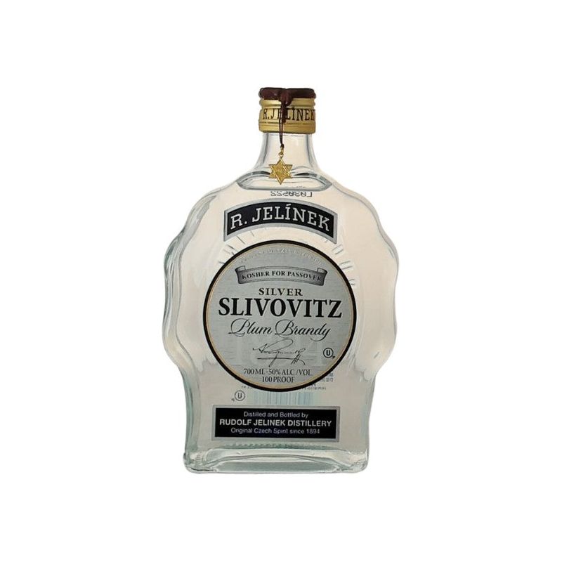 Rudoplh Jelinek Triple Distilled Kosher Silver Slivovitz 50% 700ml