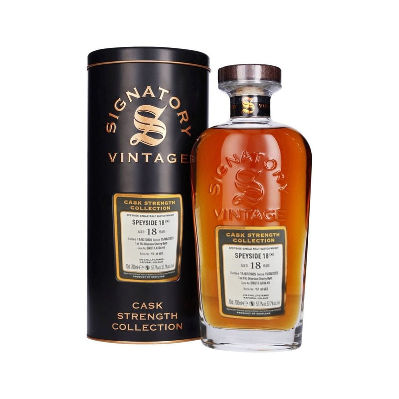 Signatory Vintage Speyside (Macallan) 2005 18 Year Old 57.7% 700ml