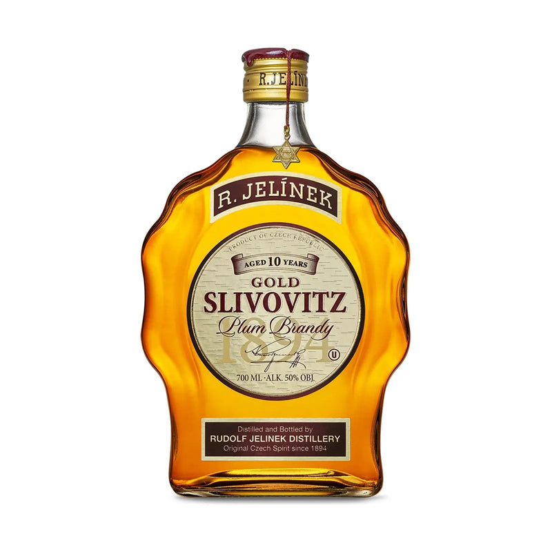 Rudoplh Jelinek Gold Kosher Slivovitz Aged 10 Year Old 50% 700ml