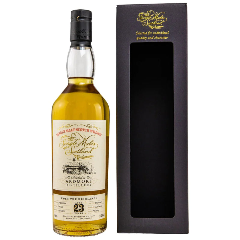 Single Malts of Scotland Ardmore 1998 23 Year Old Cask 750768 51.2% ABV 700ml