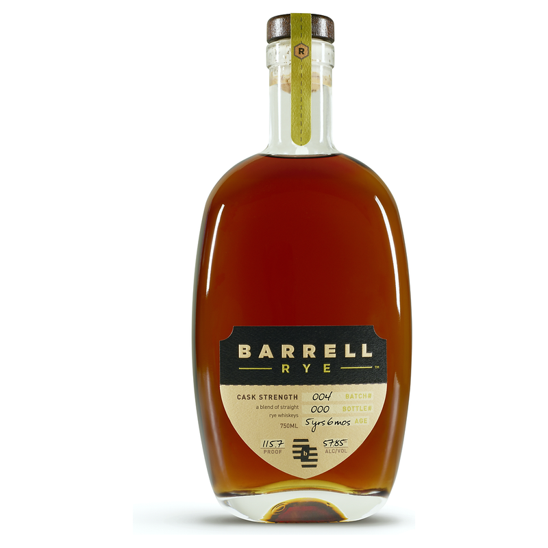 Barrell Craft Rye Batch 4 58.85% ABV 750ml