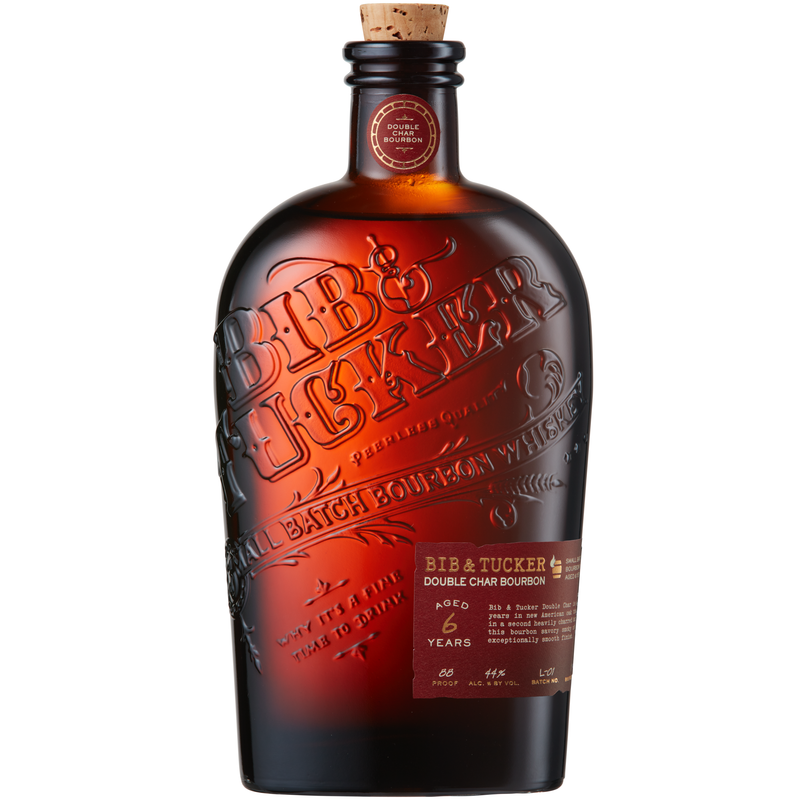 Bib & Tucker Bourbon Double Char 6 Year Old Whiskey 750ml