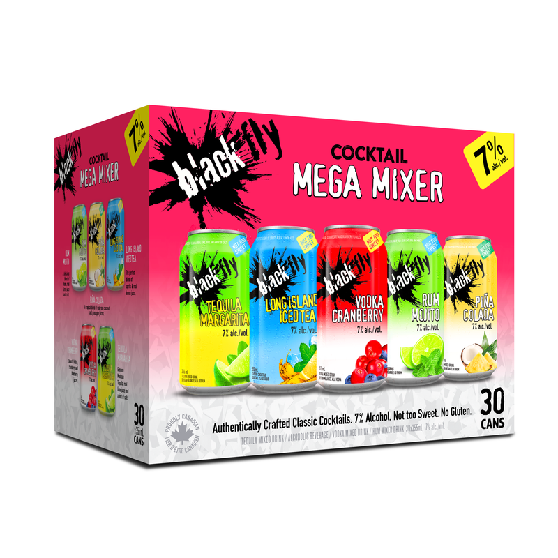 Black Fly Cocktail Mega Mixer Pack 30 Cans