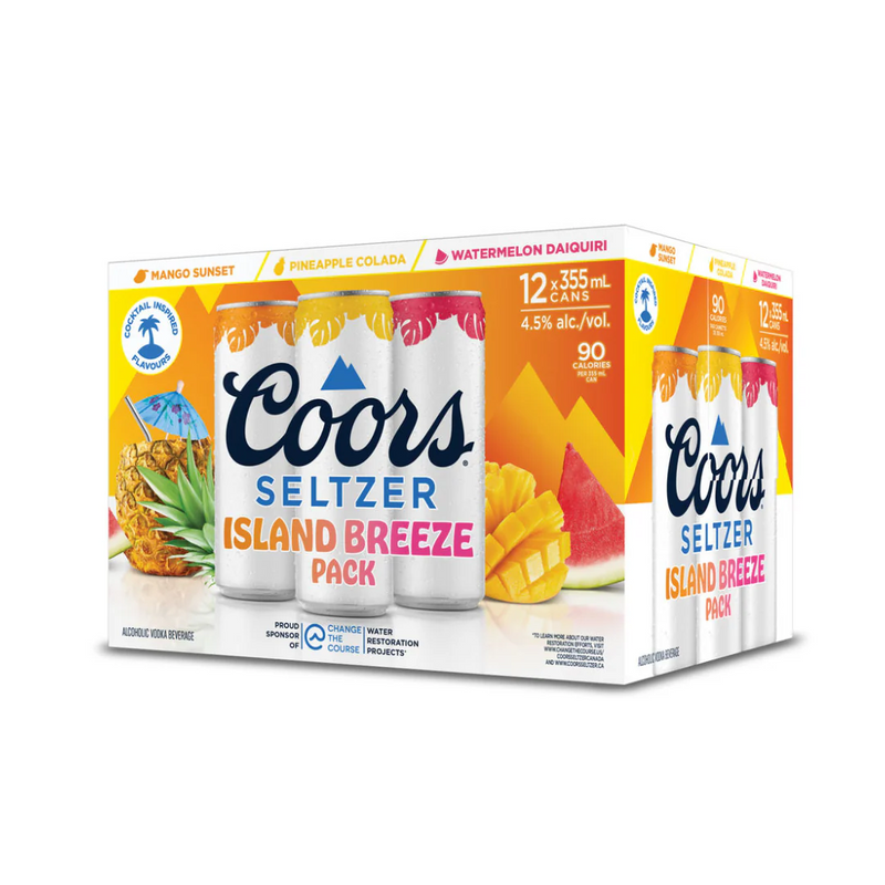 Coors Seltzer Island Breeze Mixer 12 cans