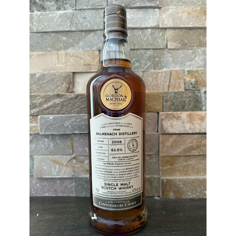 Gordon & Macphail Connosseurs Choice Balmenach 2008 14 Year Old The Whisky Explorer Society #17603707 62.6% 700ml