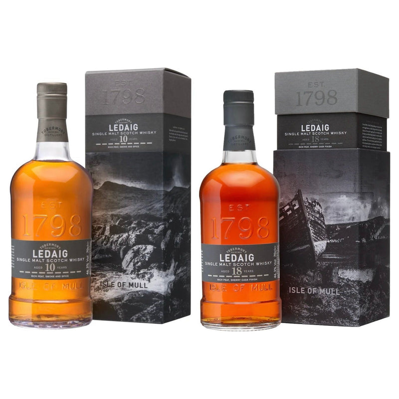 Ledaig 18 Year Old + Ledaig 10 Year Old Package 2x700ml