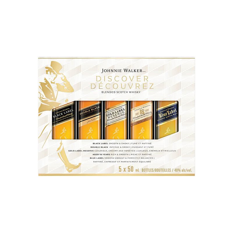 Johnnie Walker Discover Taste Pack 5x50ml