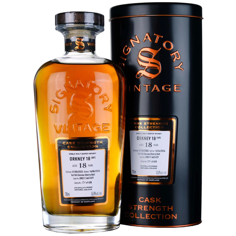 Signatory Orkney (Highland Park) 2005 18 Year Old 55% ABV 700ml