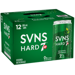 SVNS Vodka Original Lime Seltzer 12pk cans