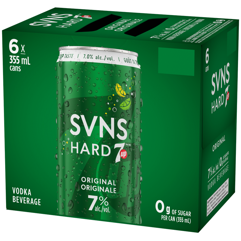 Svns Vodka Original Lime Seltzer 6 cans