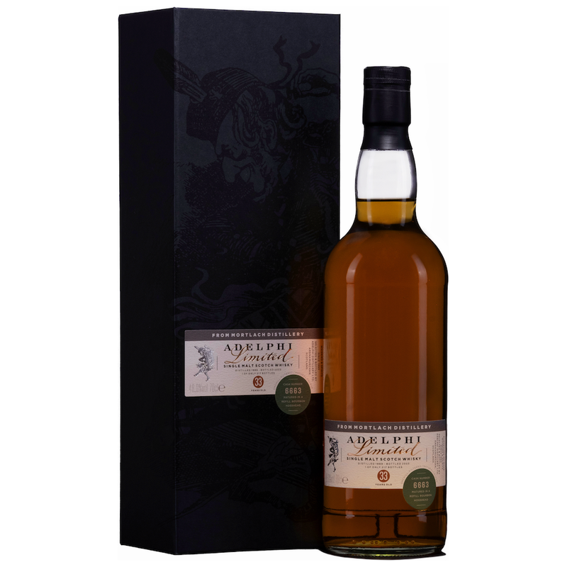 Adelphi Mortlach 1989 33 Year Old Cask 6663 48% ABV 700ml