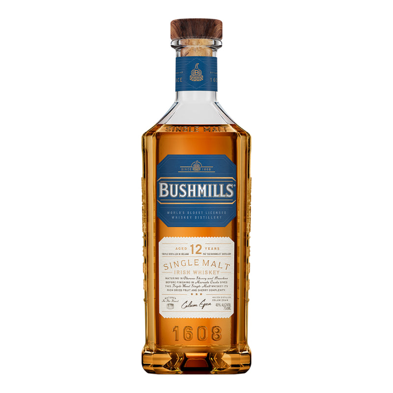 Bushmills 12 Year Old Irish Whiskey 750ml