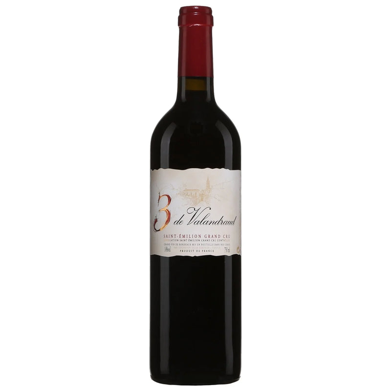 Chateau 3 De Valandraud Saint-Emilion Grand Cru Classe Kosher Wine 750ml