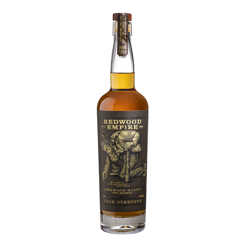 Redwood Empire Emerald Giant Cask Strength Rye 58.2% ABV 750ml