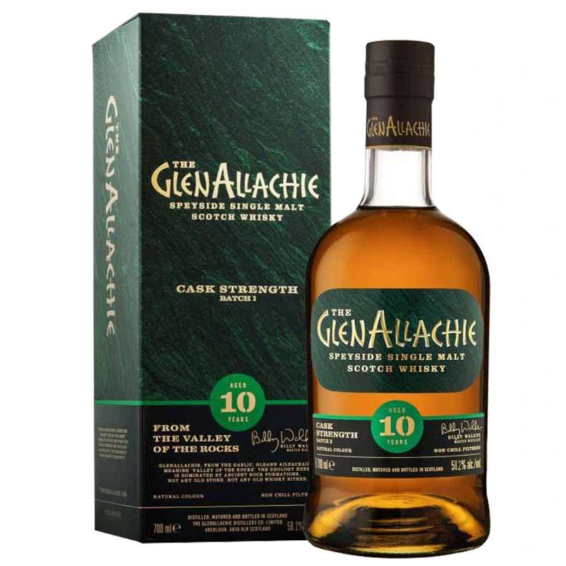 The GlenAllachie 10 Year Old Cask Strength Batch 3 58.2% ABV 700ml