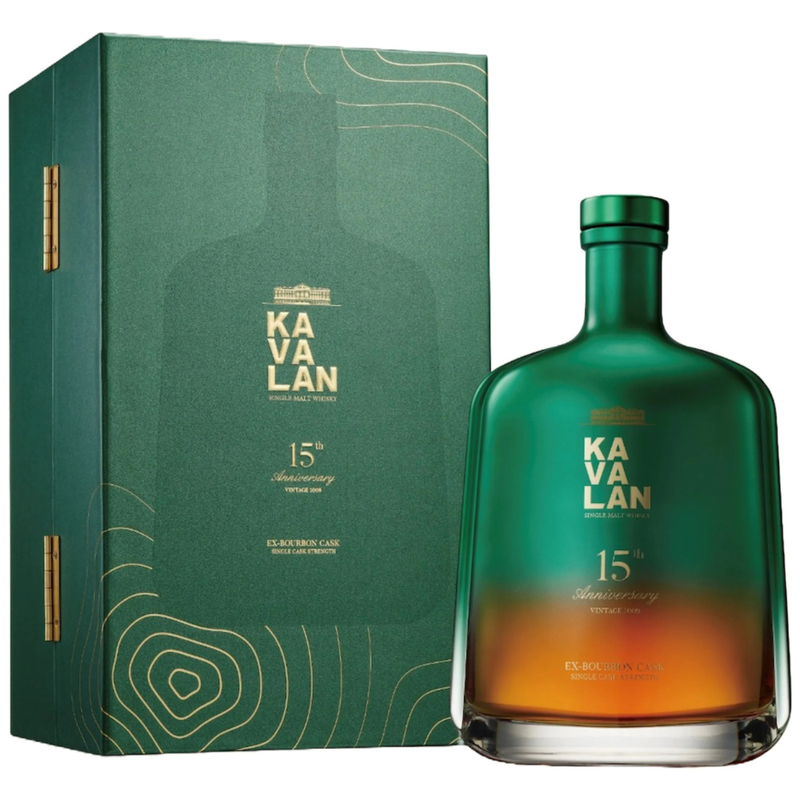 Kavalan 15th Anniversary Vintage 2009 Ex-Bourbon 50% ABV 750ml