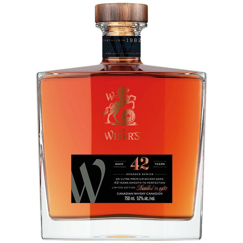 J.P. Wiser's 42 Year Old Canadian Whisky 52% ABV 750ml