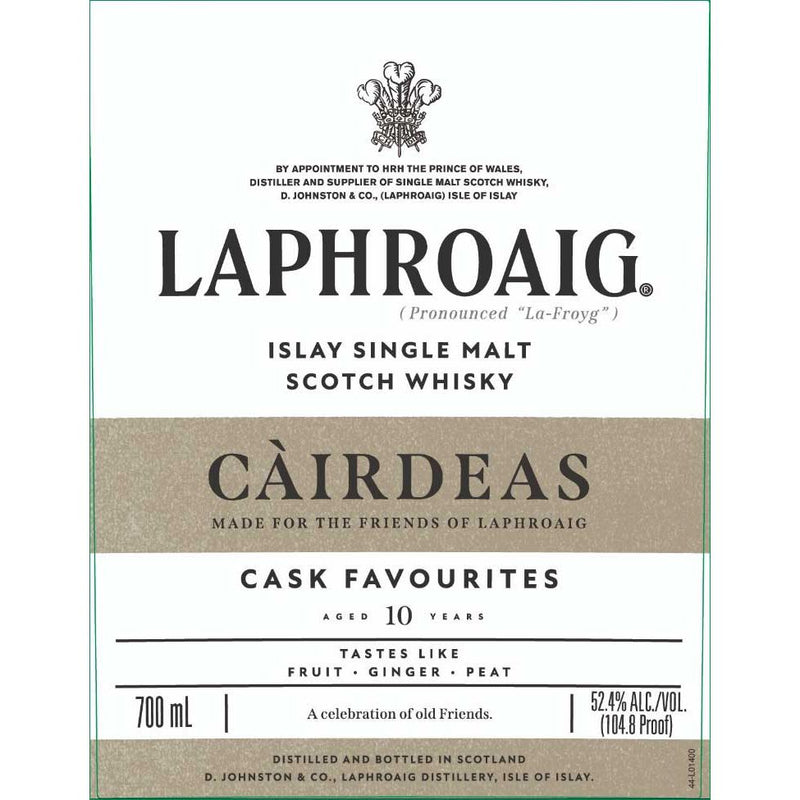 Laphroaig Cairdeas 2024 Cask Favourites 10 Year Old 52.4% ABV 700ml