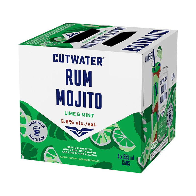 Cutwater Rum Mojito Lime & Mint 4 Cans