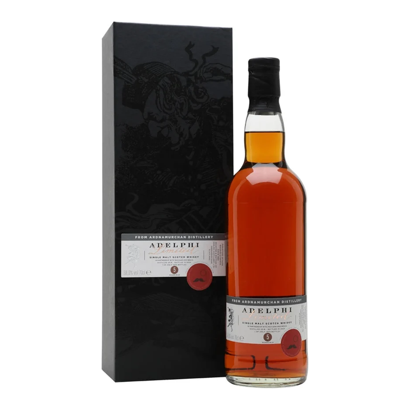 Adelphi Ardnamurchan M&B 2018 5 Year Old Sherry Cask 58% ABV 700ml