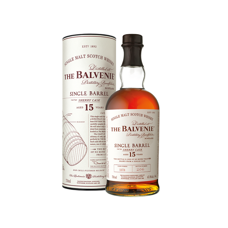 The Balvenie Single Barrel 15 Year Old 750ml