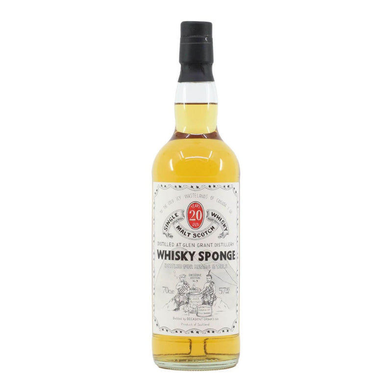 Whisky Sponge Exclusive Edition No.9 Bottled for Heads & Tails Glen Grant 20 Year Old 57.8% ABV 700ml